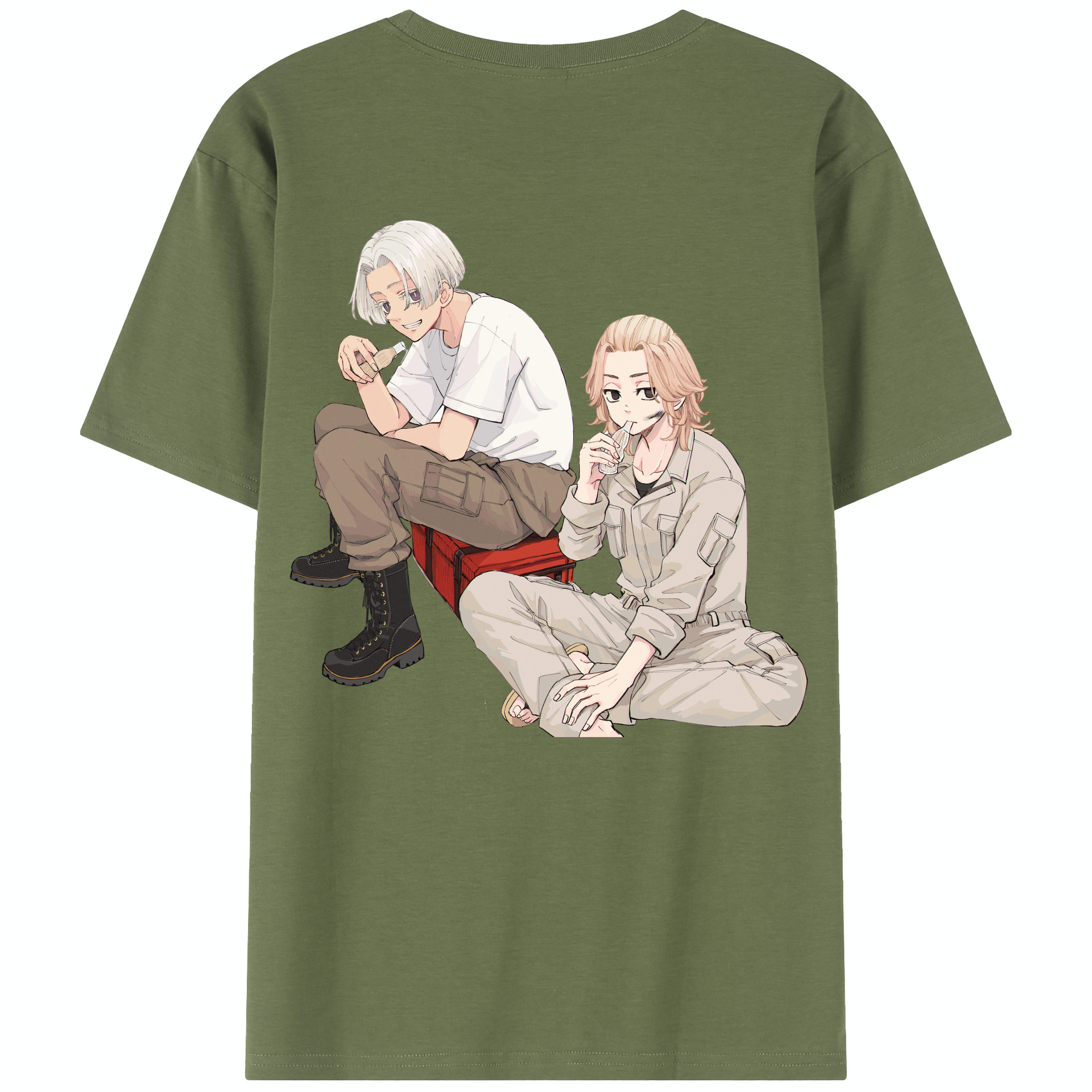 （画像用） 東京リベンジャーズ Tokyo Revengers 綿100％半袖Tシャツ（背面プリント）